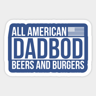 All American Dad Bod Sticker